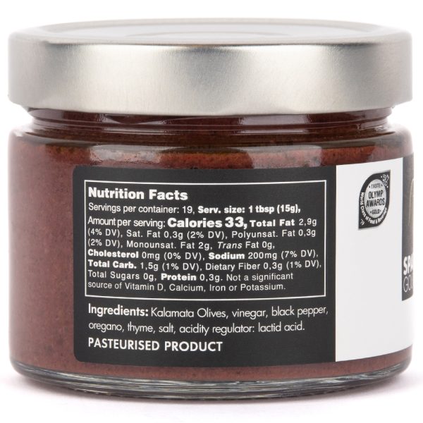 Kalamata olive paste made in Greece by Sparta Gourmet