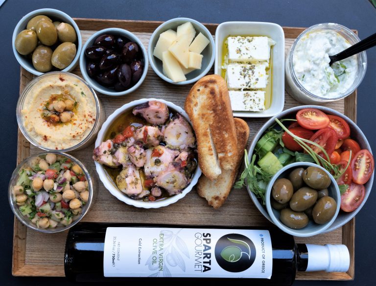 ouzo pairings tastebox by gfg - serving suggestion