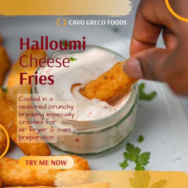 halloumi fries by cavo greco foods USA